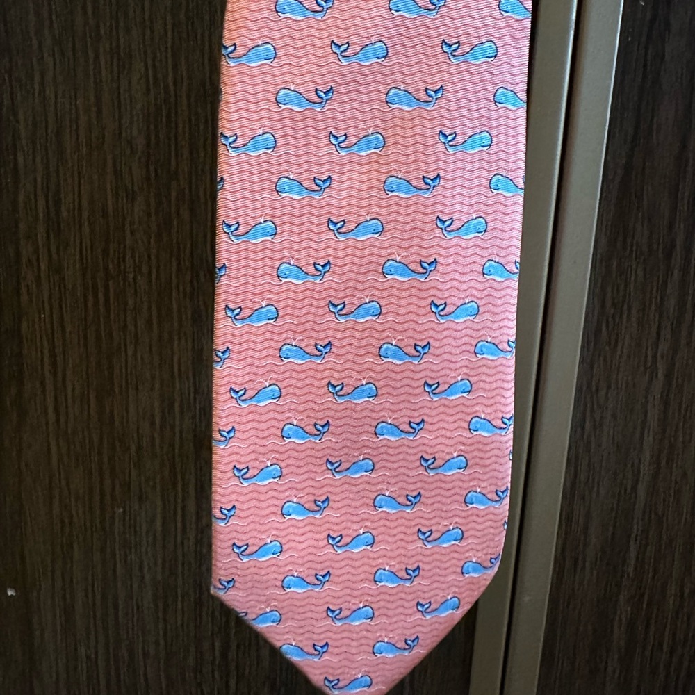 Whale Pattern Tie - Tommy Hilfiger